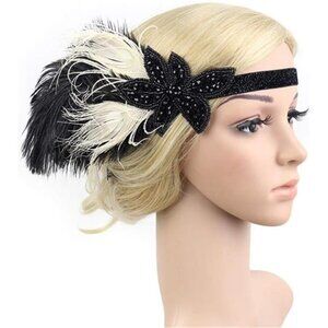 Womens Headpiece Accessories Flapper Headband 09